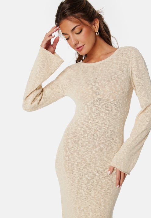 BUBBLEROOM Ayra Fine Knitted Maxi Dress