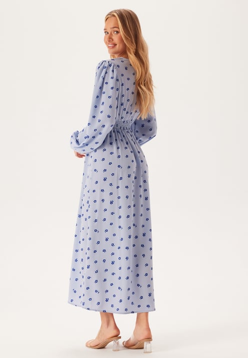 BUBBLEROOM Balloon Sleeve Maxi Dress 