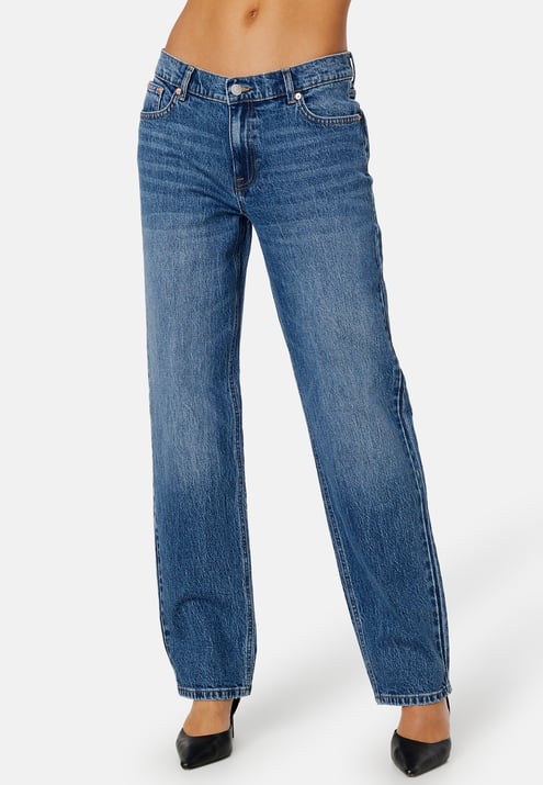 BUBBLEROOM Low Waist Straight Jeans