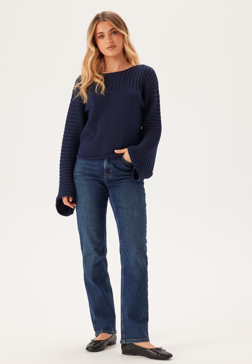 BUBBLEROOM Boatneck Knitted Sweater