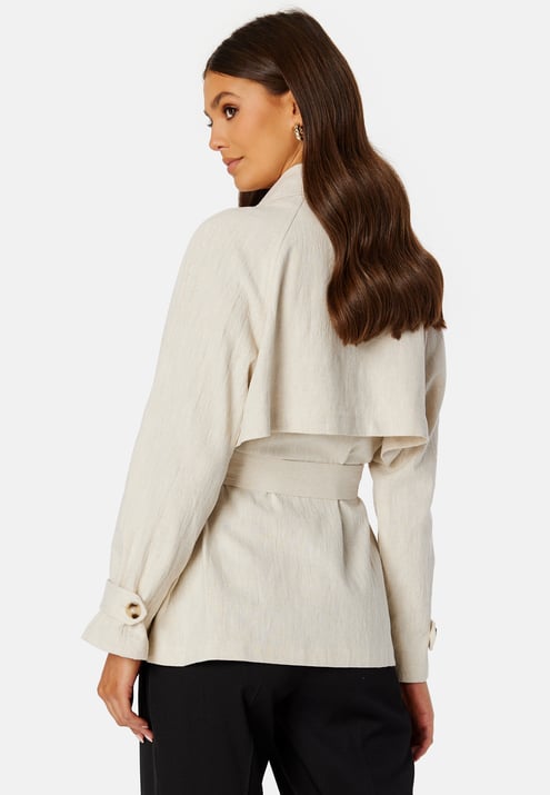 BUBBLEROOM CC Linen Trenchcoat