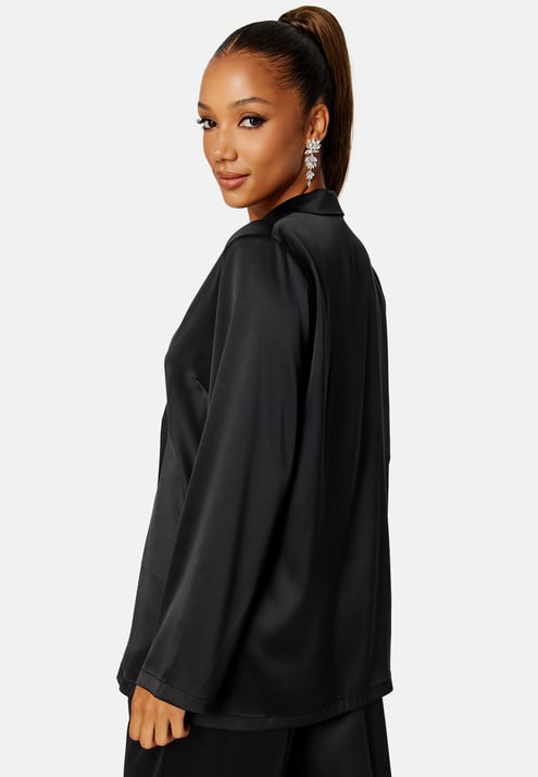 BUBBLEROOM Chana satin blazer
