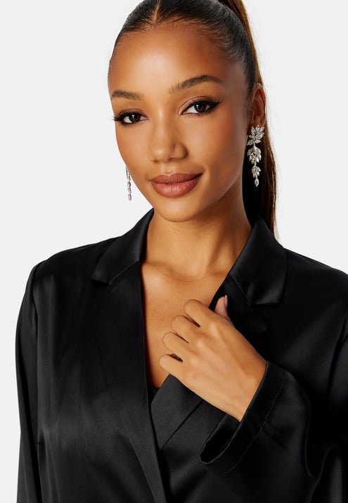 BUBBLEROOM Chana satin blazer