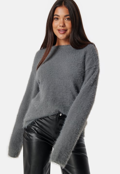 BUBBLEROOM Fluffy Knitted Sweater