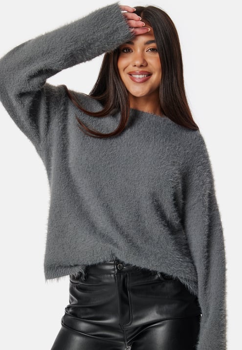 BUBBLEROOM Fluffy Knitted Sweater