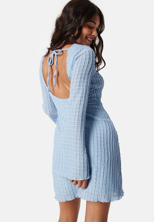 BUBBLEROOM Deep Back Structure Short Dress