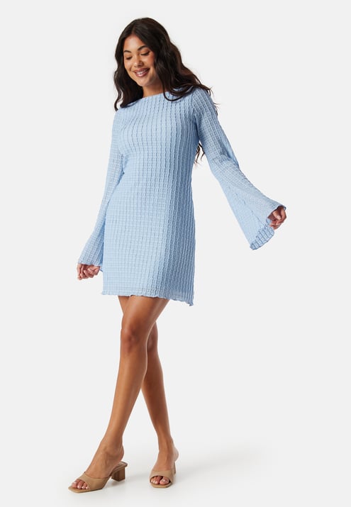 BUBBLEROOM Deep Back Structure Short Dress