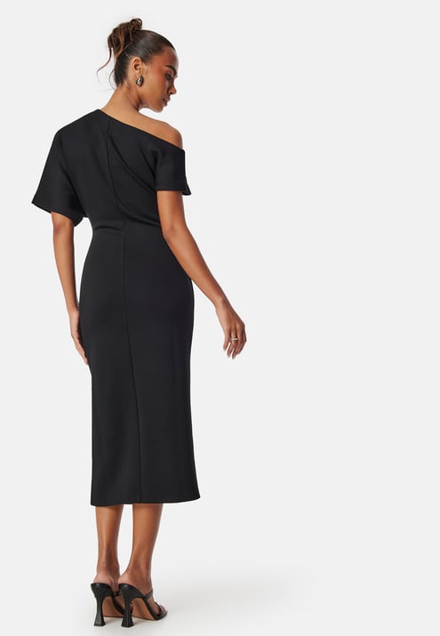BUBBLEROOM Asymmetric Midi Dress