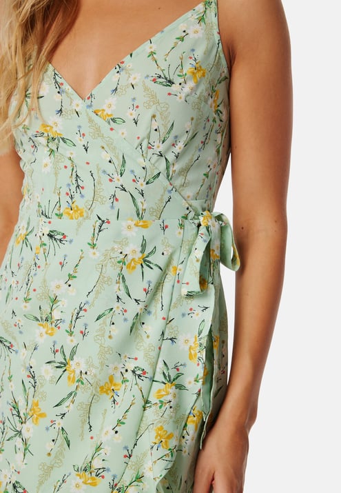 BUBBLEROOM Flounce Short Strap Dress