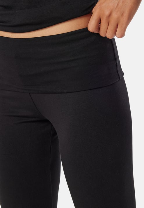 BUBBLEROOM Fold Over Flared Trousers
