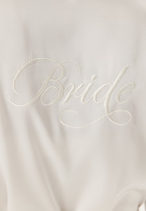 BUBBLEROOM Frill Bride Robe 