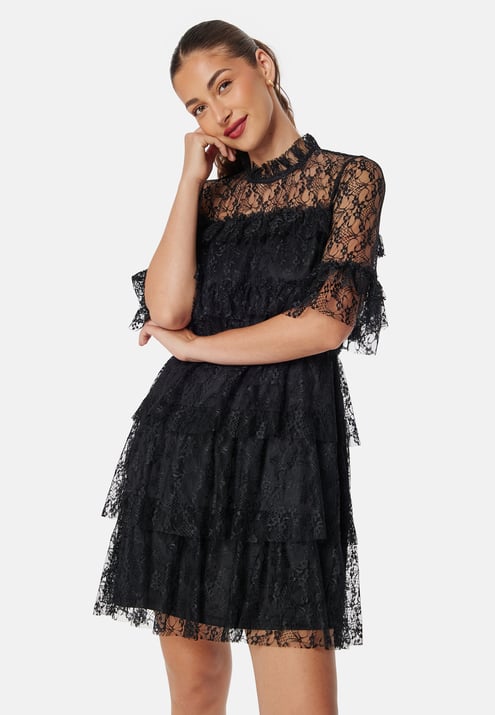 BUBBLEROOM Frill Lace Dress