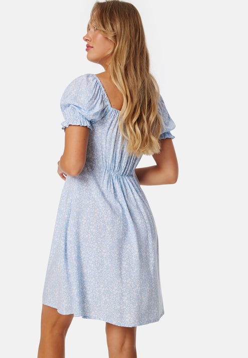 BUBBLEROOM Front Tie Short Dress