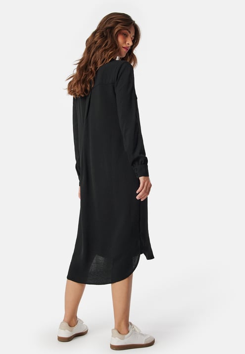 BUBBLEROOM Hidden Button Shirt Dress