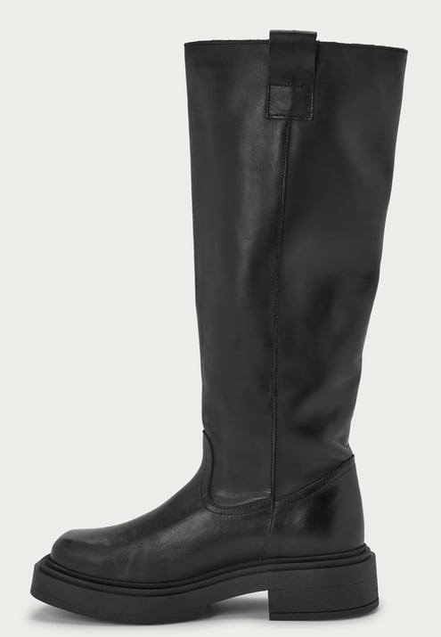 BUBBLEROOM Leather Knee High Boots