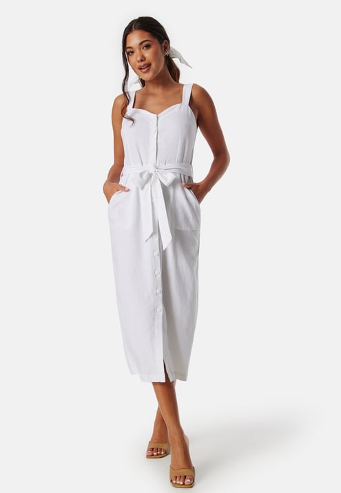 BUBBLEROOM Linen Blend Dress