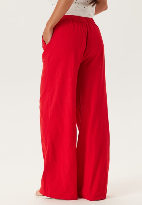BUBBLEROOM Linen Blend Trousers 