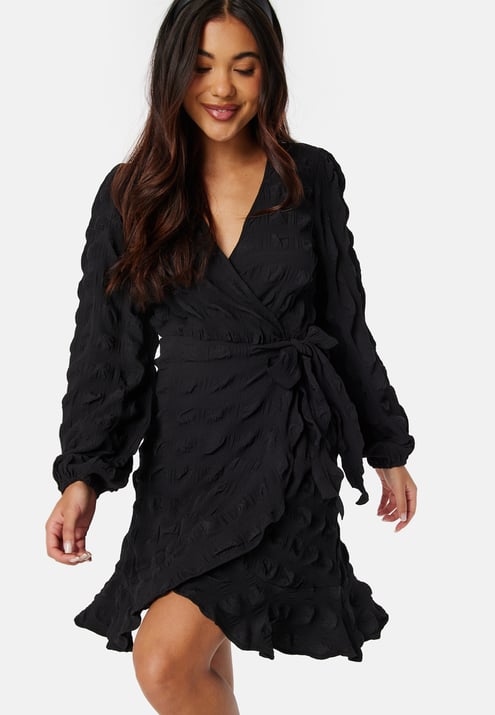BUBBLEROOM Litzy Wrap Dress