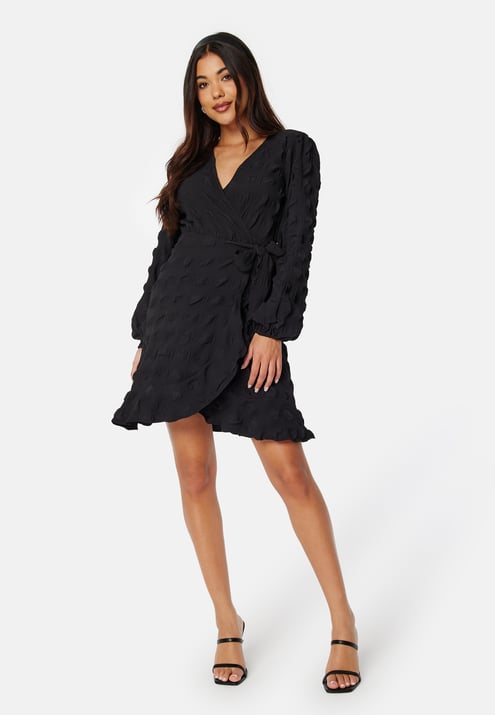 BUBBLEROOM Litzy Wrap Dress