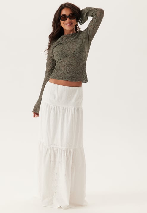 BUBBLEROOM Long Sleeve Lace Top