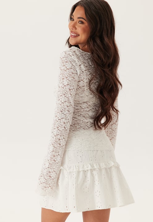 BUBBLEROOM Long Sleeve Lace Top