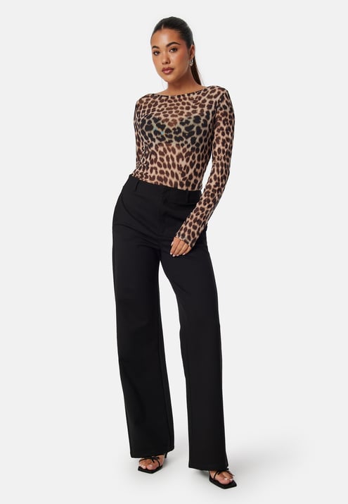 BUBBLEROOM Long Sleeve Mesh Top