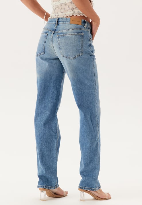 BUBBLEROOM Low Waist Straight Jeans