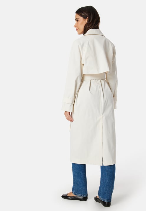 BUBBLEROOM Belted Midi Trenchcoat