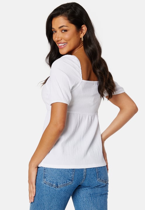 BUBBLEROOM Manda puff sleeve top