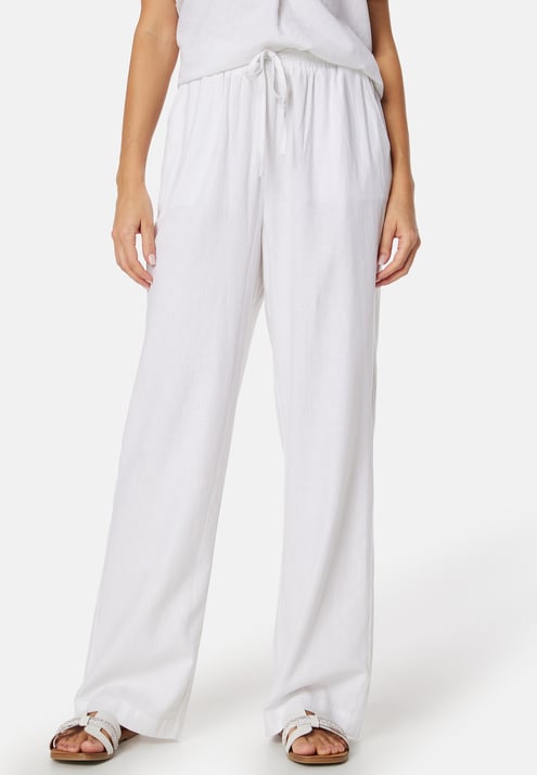 BUBBLEROOM Linen Blend Trousers
