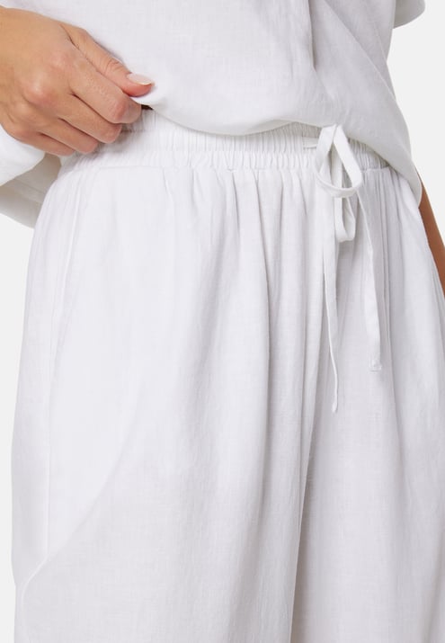 BUBBLEROOM Linen Blend Trousers