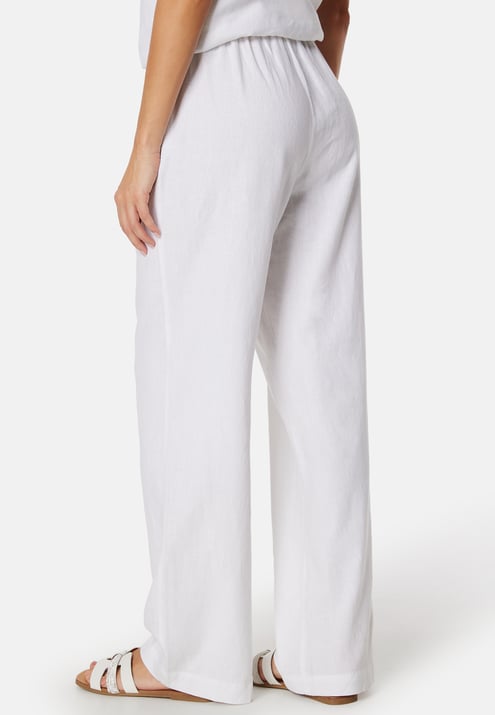 BUBBLEROOM Linen Blend Trousers