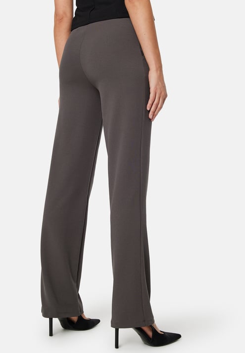 BUBBLEROOM Soft Suit Straight Trousers Petite