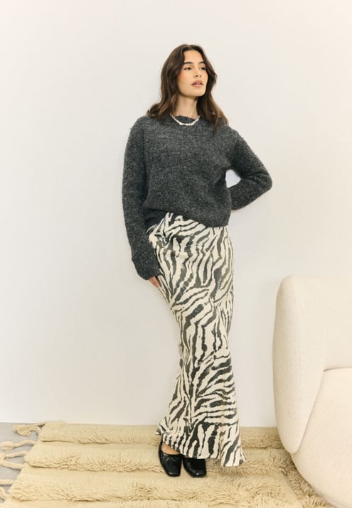 BUBBLEROOM Mermaid Shimmer Midaxi Skirt