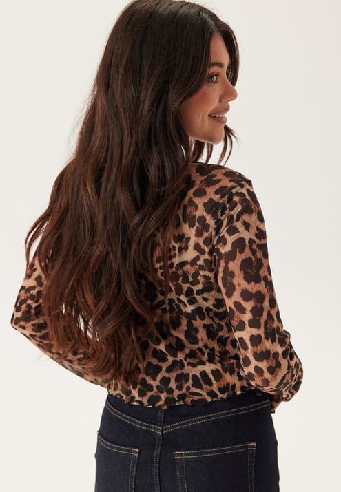 BUBBLEROOM Mesh Cardigan Top