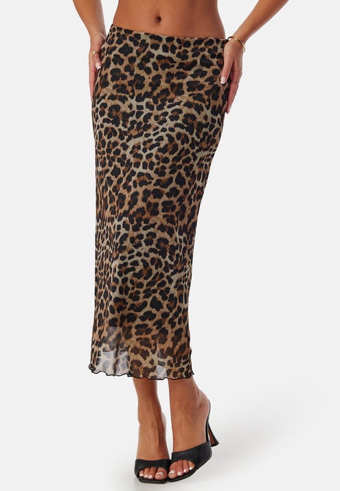 BUBBLEROOM Mesh Midi Skirt