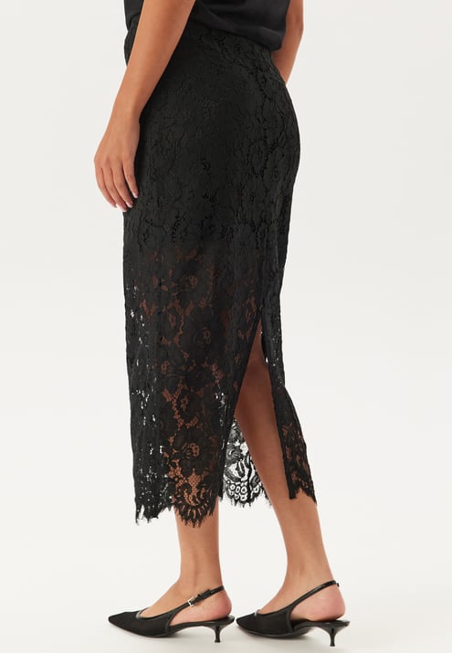 BUBBLEROOM Midi Lace Skirt 