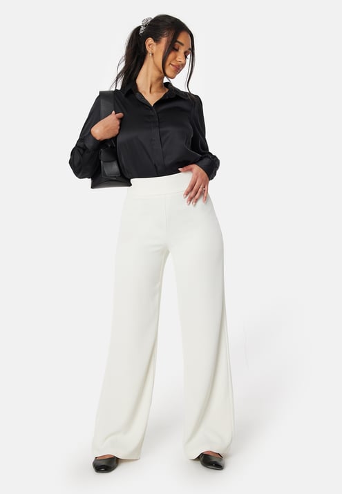 BUBBLEROOM Satin Puff Sleeve Shirt