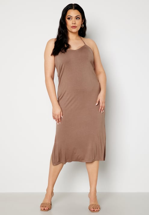 BUBBLEROOM Noor halterneck dress