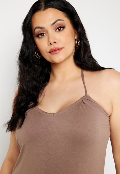 BUBBLEROOM Noor halterneck dress