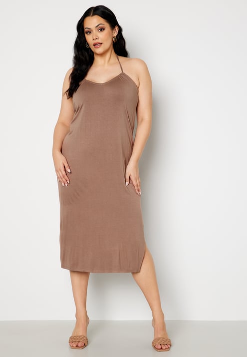 BUBBLEROOM Noor halterneck dress