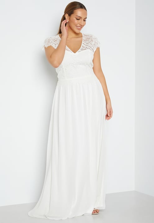 Bubbleroom Occasion Open Back Lace Gown