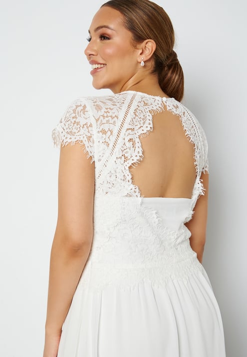 Bubbleroom Occasion Open Back Lace Gown