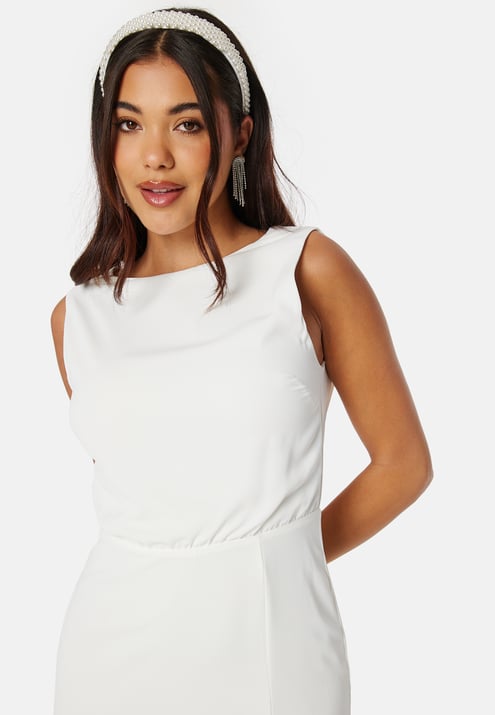 Bubbleroom Occasion Open Back Sleeveless Wedding Gown