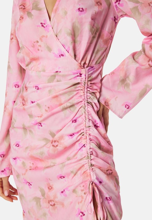 Bubbleroom Occasion Drawstring L/S Midi Dress
