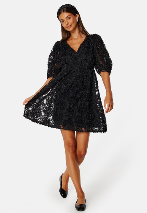 Bubbleroom Occasion 3D Puff Sleeve Dress