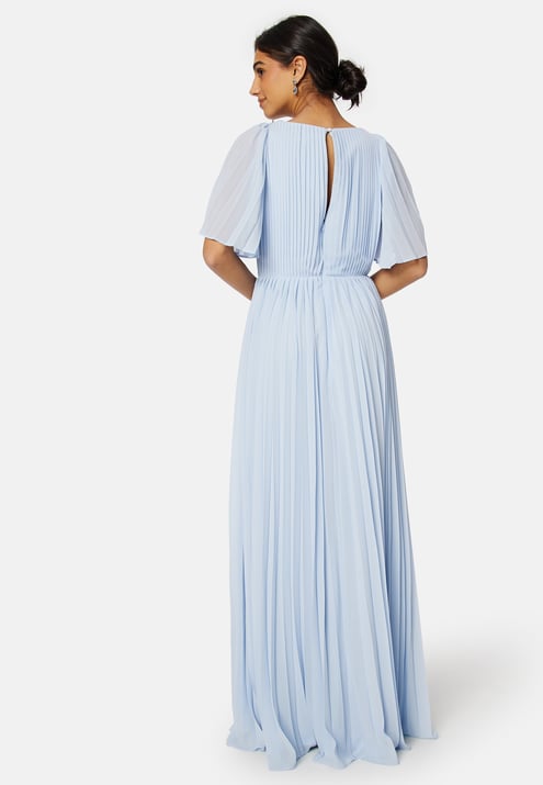 Bubbleroom Occasion Pleated Slit Gown 