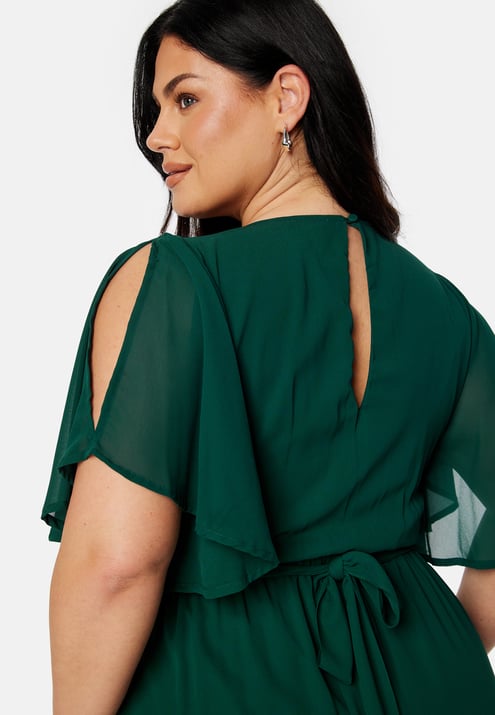Bubbleroom Occasion Butterfly Sleeve Midi Dress