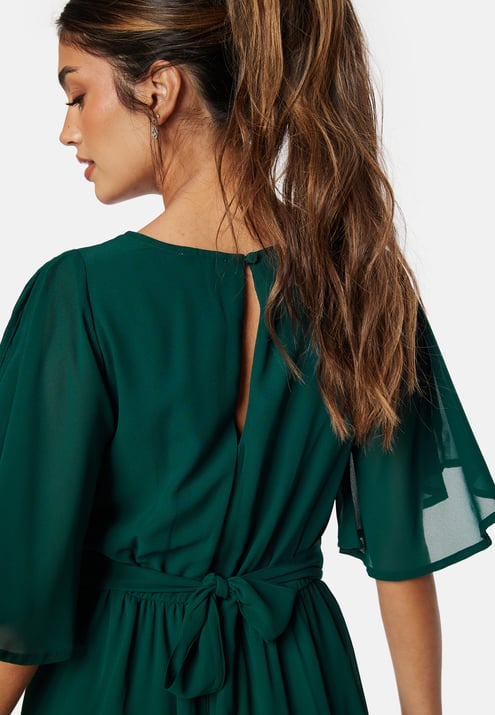 Bubbleroom Occasion Butterfly Sleeve Midi Dress