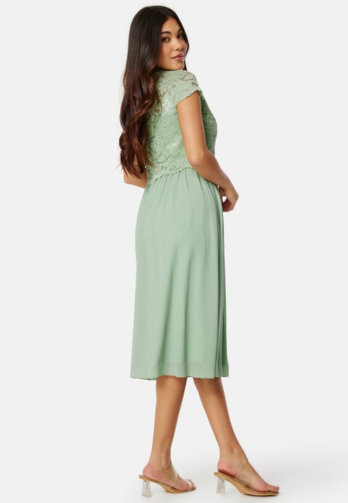 Bubbleroom Occasion Jolie Short Sleeve Midi Dress